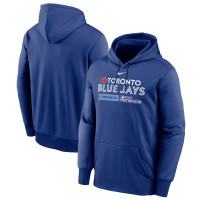 Adult Men's Toronto Blue Jays 2023 Postseason Authentic Collection Dugout Pullover baseball Hoodie – Royal